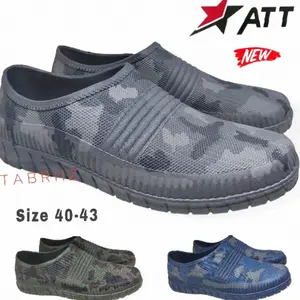 Sepatu Karet Slip On Pria ATT / Sepatu Cowok Casual / Sepatu Harian Sepatu Kerja Pria - Awet Anti slip Tidak licin | Kekinian