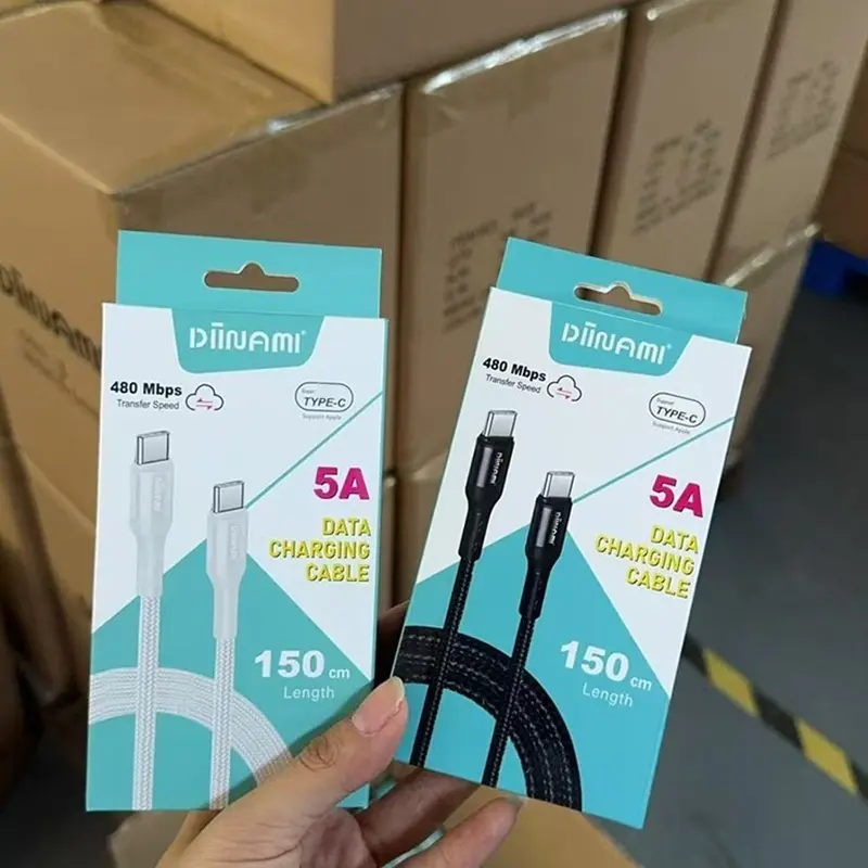 DIINAMI Kabel Data M20 Type C to Type C Fast Charging PD QC 4.0, 1.5M, 100W, 480Mbps - Cable 2