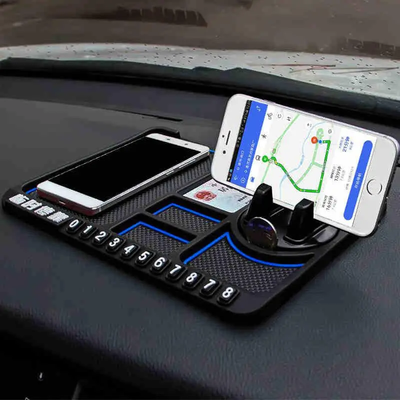 HP Holder Mat Alas Mobil Dasbor Anti Slip Car Dashboard Mounting Phone Handphone 0