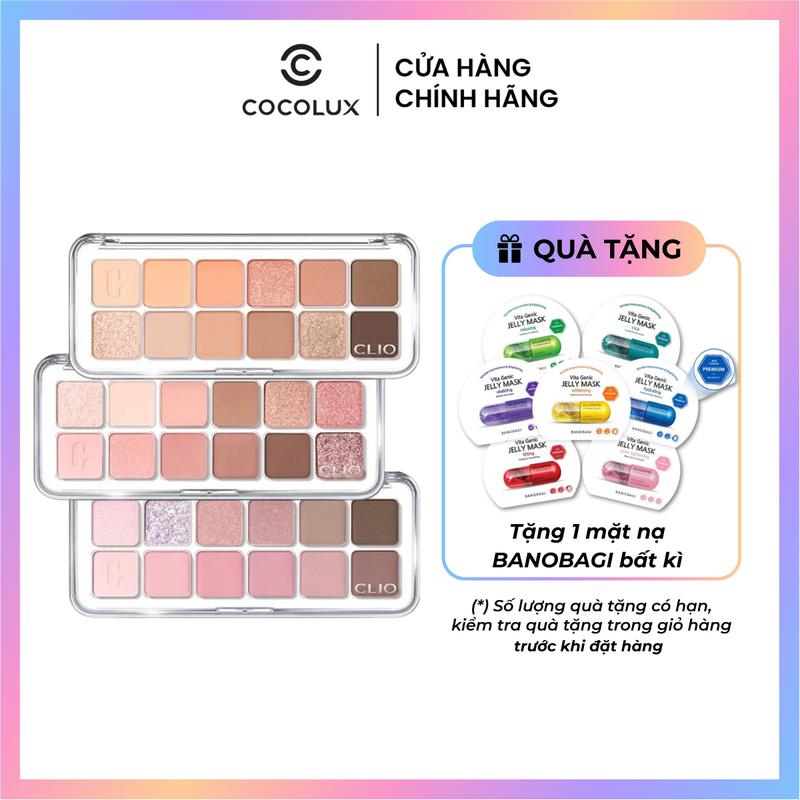 Bảng Phấn Mắt 12 Màu CLIO Pro Eye Palette Air Every Fruit Grocery Collection 7.2g