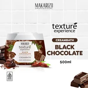 Makarizo Professional Texture Experience Cream Black Chocolate Pot 500 mL / Haircare