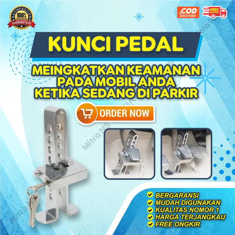 Kunci Pedal Mobil Anti Maling Matic dan Manual Semua Merek Tipe Mobil 7