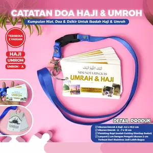 AULEAA - Catatan Mini Doa Umroh & Haji Kumpulan Niat Doa Dzikir Panduan Haji Umroh Praktis Ringkas