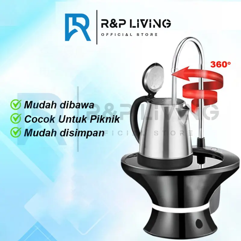 R&P [READY] Pompa air listrik isi ulang tablet kelas atas klasik di cas 7