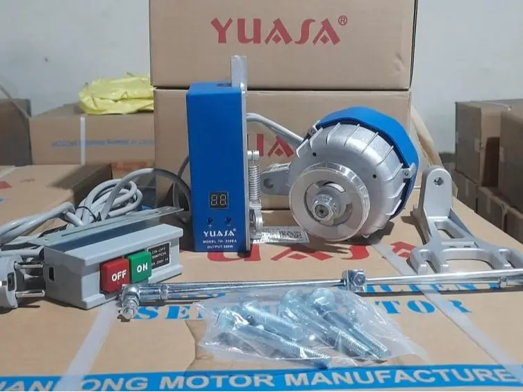 Dinamo Servo Mesin Jahit / Obras /Overdek Industri Merk YUASA TH-550EA
