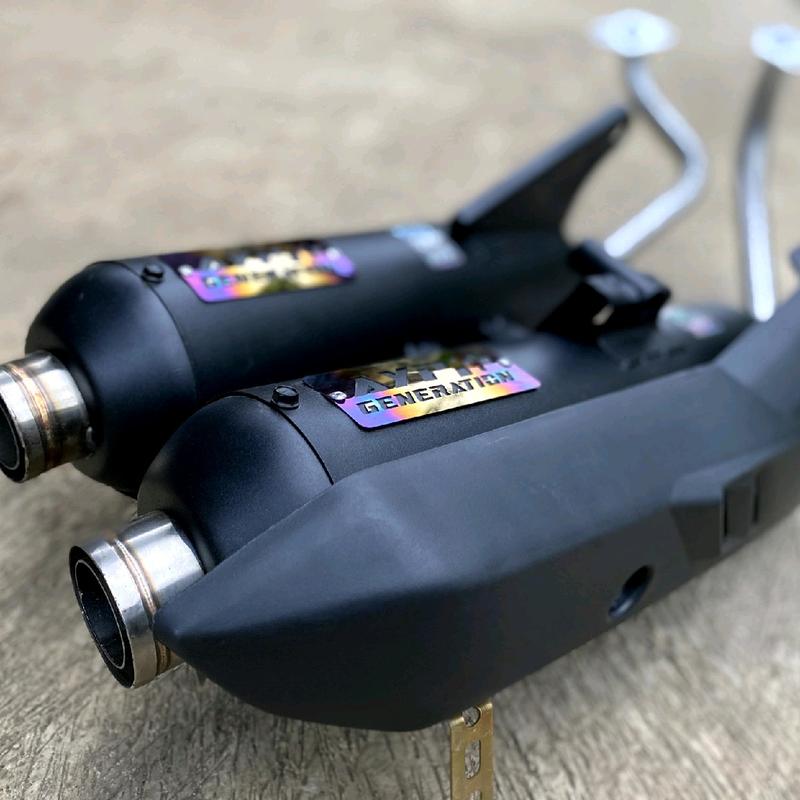 Knalpot Moncong Shijiro Original AYP Generation Tabung Vario Full System - Bisa Request Saringan PNP All Matic - Motorcycle copy 3