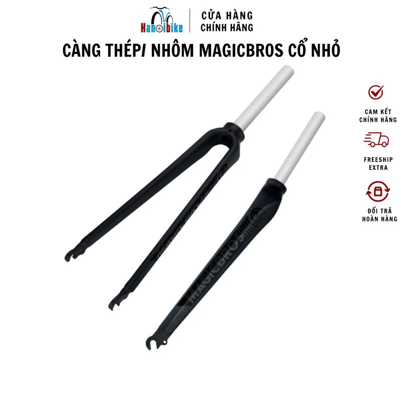 Phuộc Càng xe đạp Magicbros Thép Nhôm cứng bền cho xe fixed gear cổ nhỏ 28.6