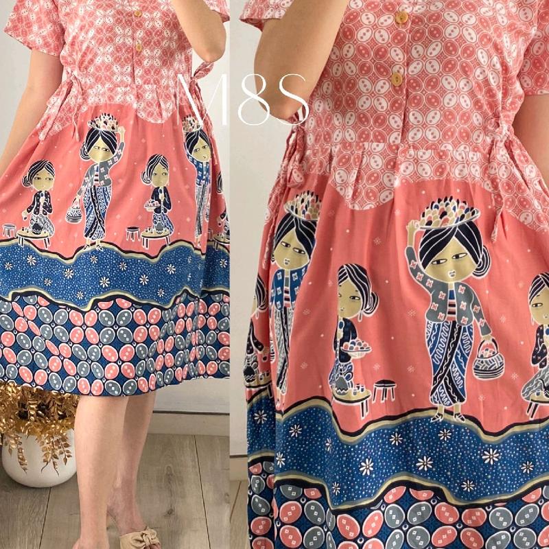FIT TO MAX LD 115 GROSIR DASTER SOMILA.ID TERBARU BUSUI CHIBI PT SERUT HOME DRESS BATIK 5