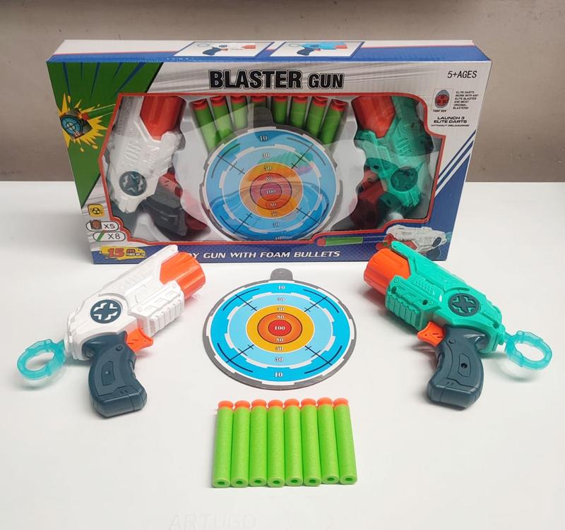Mainan Anak Senjata Senapan Tembak Tembakan Pestol Pistolan Mainan NERF STRIKE OUT AIRBALL Mainan Anak Peluru Busa Mainan KAdo Ulang Tahun Anak Laki laki 3