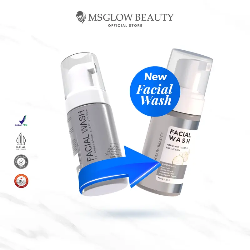 [6.6 SALE] FREE DTE Mini 30ML Hadiah Terbatas/Hari] MS GLOW - PAKET WAJAH Facial Mencerahkan Kusam Memudarkan flex 1