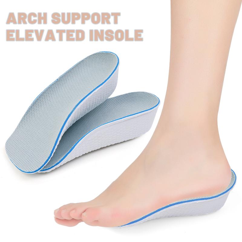 1Pair Invisible Soft Sole Breathable Sports Shock Absorbing Insole ...