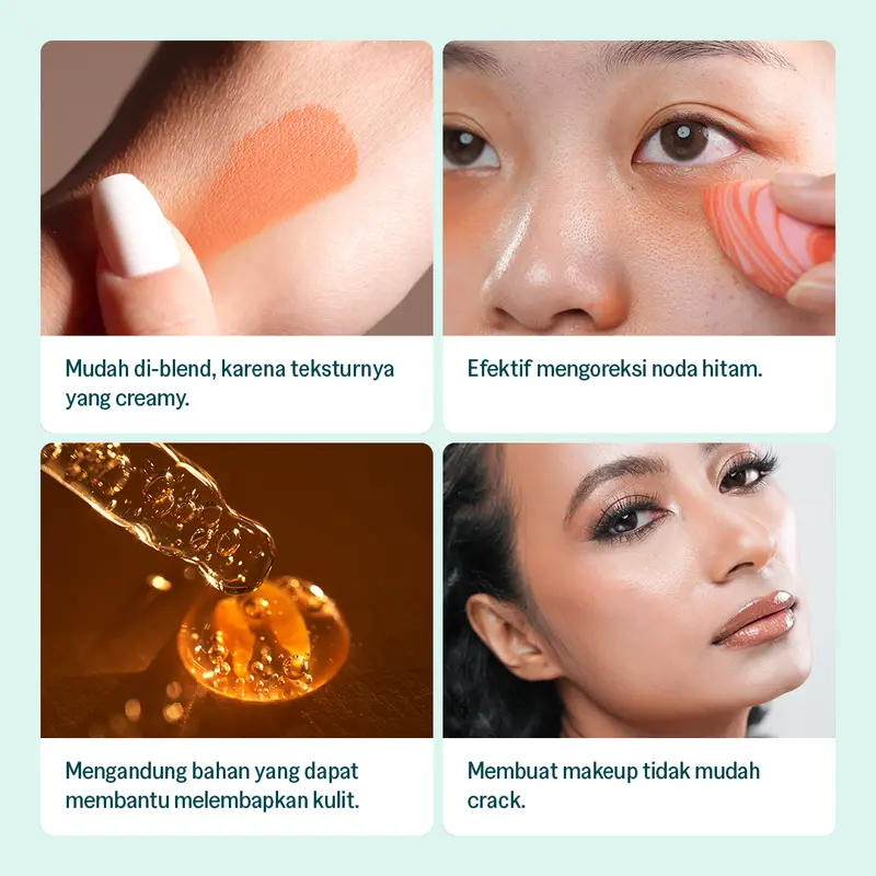 Haquhara Fix It & Fluff Set / Sponge dan Color Corrector 2