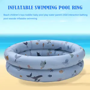 Children Inflatable Pool Bathing Tub Baby Kids Swimming Ring Circle