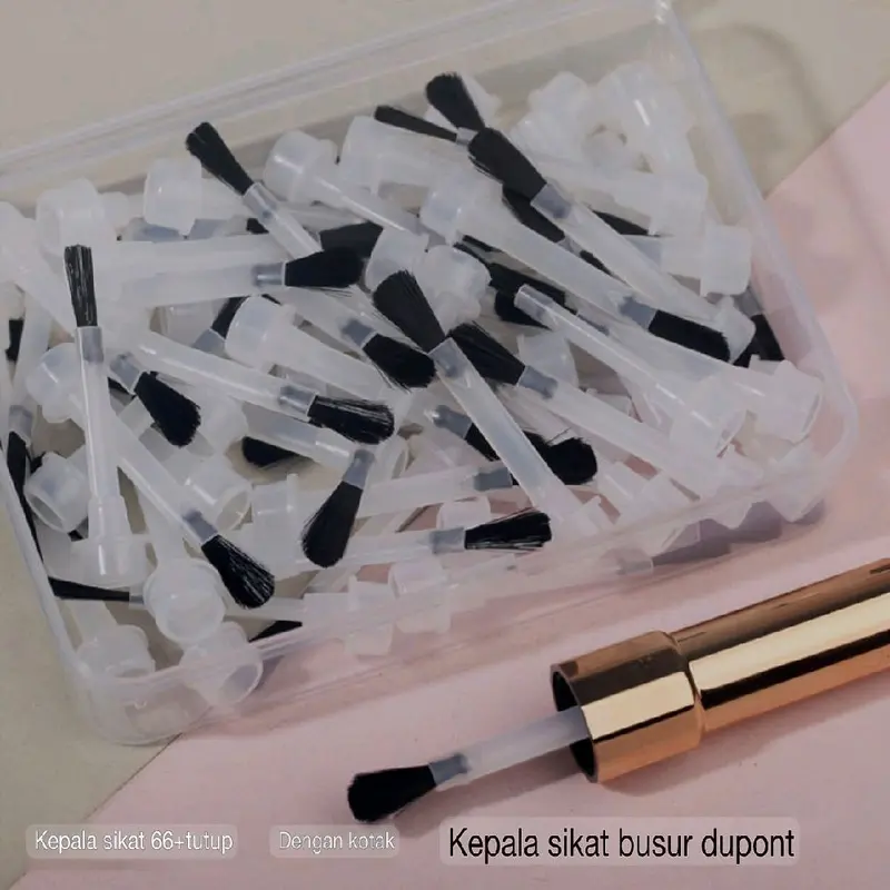 nail  Art Kutek Set kuas beserta tutup 66pc 1