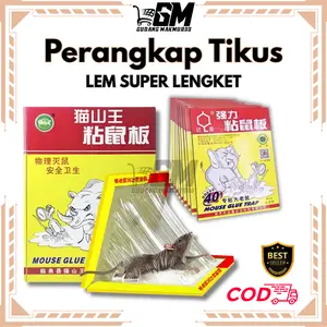 Lem Perangkap Tikus Papan Jebakan Tikus Super Lengket Model Buku Alat Penangkap Pengusir Curut Kecoa Cicak Siap Pakai Mouse Glue Trap
