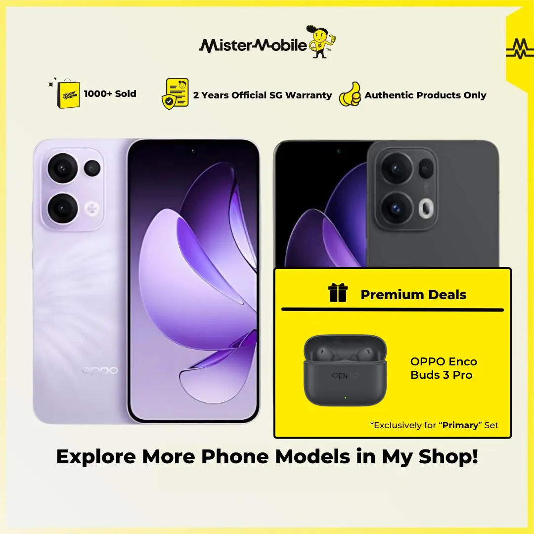 OPPO Reno 13 Pro 5G MediaTek Dimensity 8350 | 12GB RAM 512GB | 6.83 inches | 5800 mAh | 2 Years Oppo Warranty | Singapore Local Set