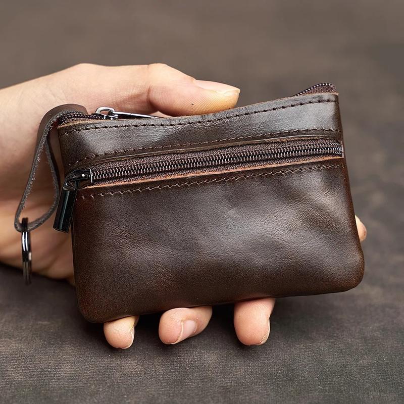 Product Introduction of Dompet Koin Mini Kulit Asli Tas Kartu Kulit Sapi Lapisan Ritsleting 31