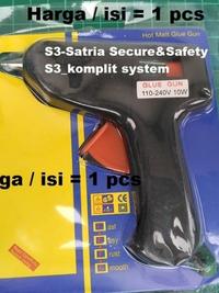 Gambar Glue Gun 10 W Watt Alat Lem Tembak stik kecil 10W Hot melt tembakkan dari s3.satria secure safe Kota Administrasi Jakarta Timur 5 Tokopedia