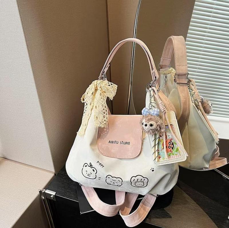 SICHO (DÂY BẢN TO) Túi Đeo Chéo ,  Đeo Vai Nữ, Đeo Hai Vai ,Thanh Lịch Và Sang Trọng, Túi Hot Dung Lượng Lớn (quà tặng móc treo)