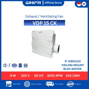 Exhaust Fan WHIFA 5 Inch Sirroco BLDC Motor VDP-15CK