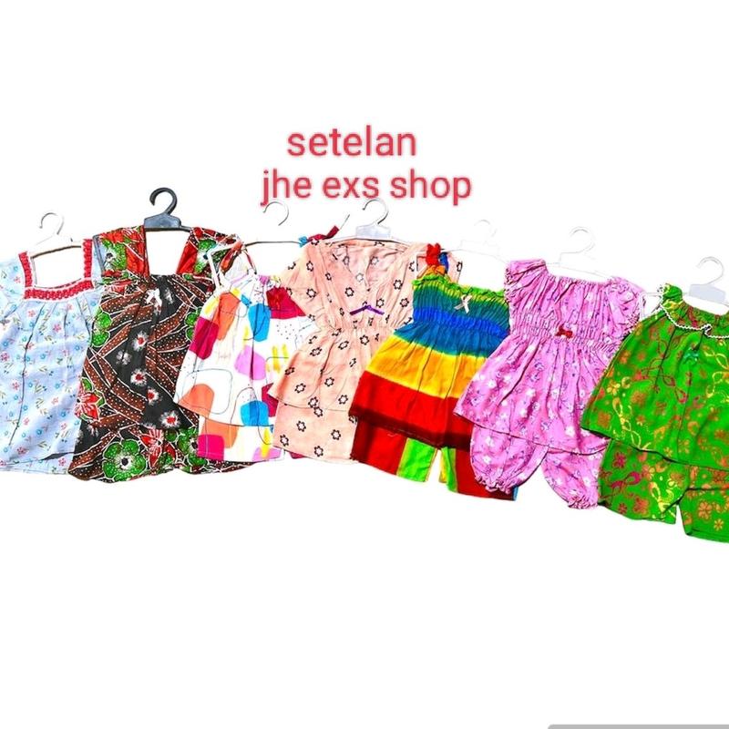 (exlusive live)isi 5pc paket khusus setelan anak estimasi 0-4Tahun 2