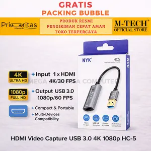 NYK HC5 HDMI Video Capture USB 3.0 4K 1080p FREE PACKING BUBBLE