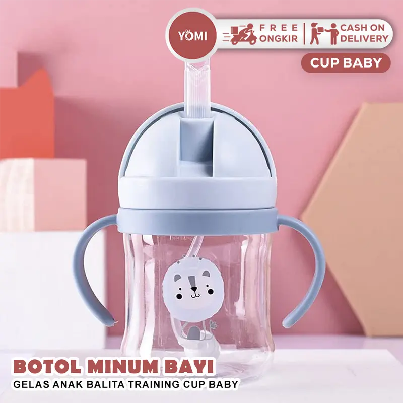 YOMI - Botol Minum Bayi Gelas Anak Balita Training Cup Baby 0