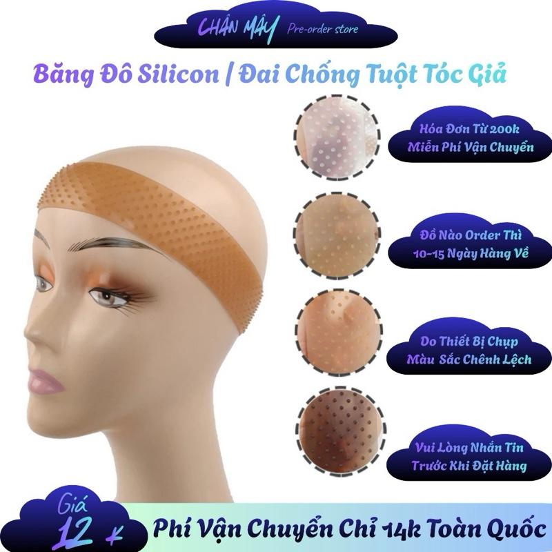 Băng Đô Silicon , Đai Giữ Wig / Tóc Giả Chống Tuột Tiện Dụng