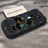 Gambar MHKEID Casing Hp untuk OPPO A5 2020 A9 2020 Case Pola Anjing hitam Kasing kepulan krim Silikon Softcase Casing - Gaya1, OPPO A5 2020 dari MHKEID MALL Kab. Tangerang 1 Tokopedia