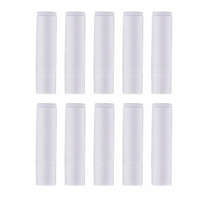 zooni 10 cái Tiện lợi Màu trắng Mỡ Cork Dạng ống Vaseline Ống bôi trơn Sản phẩm…