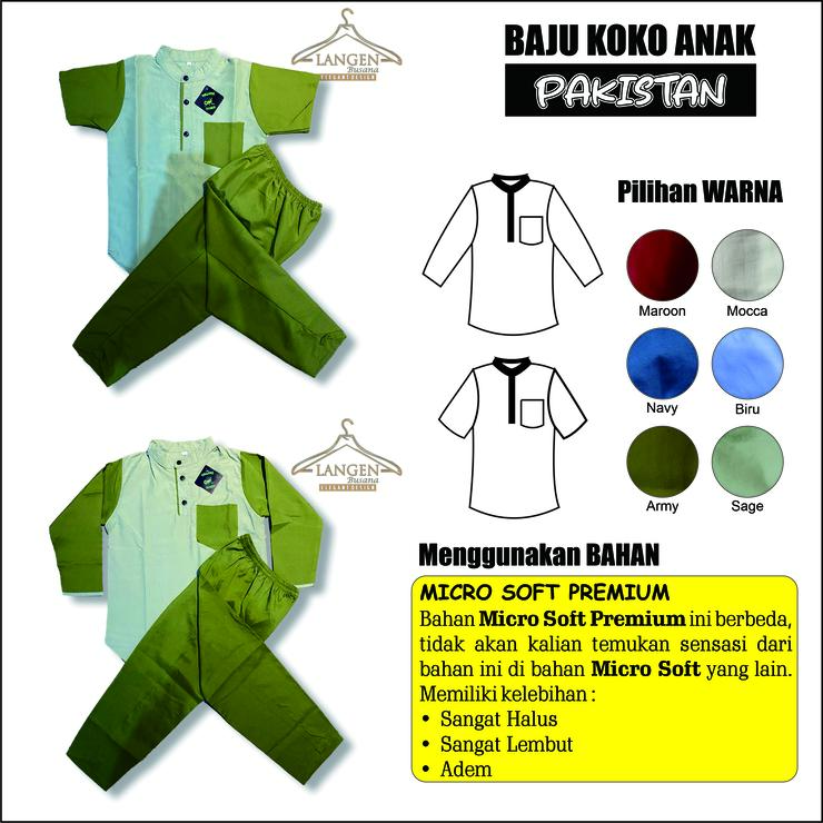 Setelan Baju Koko Anak-Anak Pakistan Model Pakistan dengan Warna Elegan untuk Usia 1-13 Tahun - Katun, Muslim Setelan Baju Koko Anak-Anak Pakistan Model Pakistan dengan Warna Elegan untuk Usia 1-13 Tahun - Katun, Muslim