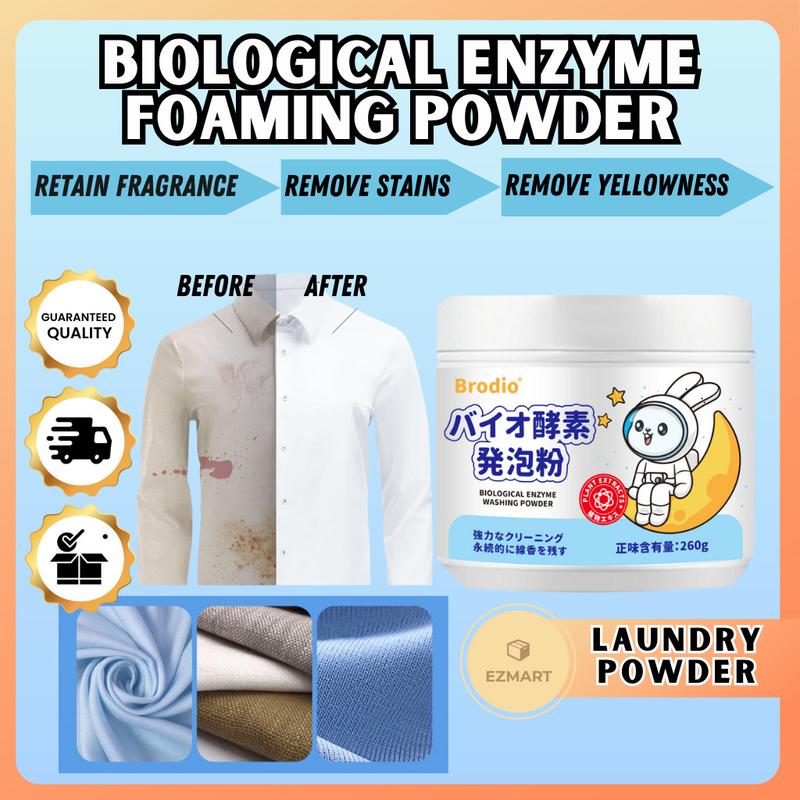 Foaming powder oxygen activated biological enzyme household brightening ...
