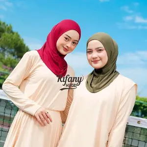 hijab bergo sport, hijab instant, hijab olahraga jilbab pasang jilbab kekinian premium ciput dagu