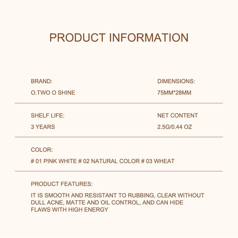 Product Introduction of （Free Gift&NEW）O.TWO.O BB Cream Air Cushion CC Cream Concealer Brighten Makeup Base Long Lasting Foundation Cushion Compact With Makeup Puff Air Cushion BB Cream + Concealer 33