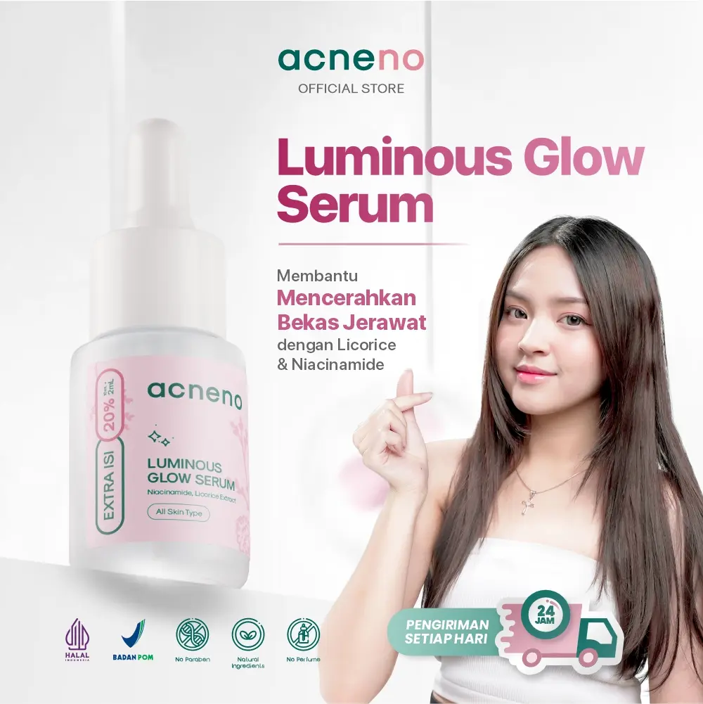 [FLASH SALE] Serum Pencerah Bekas Jerawat - Isi 12 ml | Membantu Mencerahkan Bekas Jerawat Kehitaman Flek Hitam