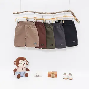 PAKET ISI 5 PCS & 1 PCS Celana Pendek Anak Boardshort Harian Usia 2-13 Tahun Laki-Laki dan Perempuan Bahan Ringan Adem Jahitan Kuat Model Polos dengan Saku Fungsional Pinggang Karet Elastis