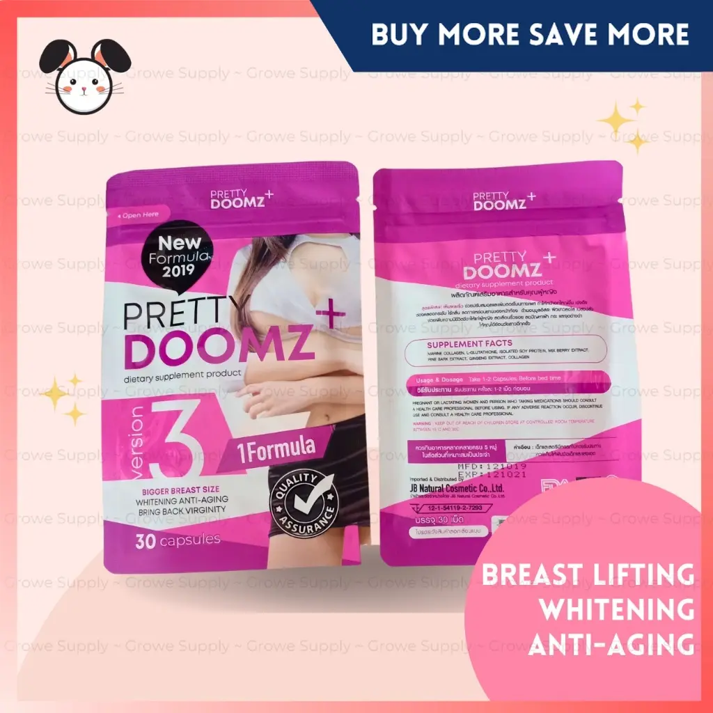 [SG INSTOCK] Pretty Doomz/Patty Doomz + 3 In 1 Original Thailand - Breast Enlargement Dietary Supplemement