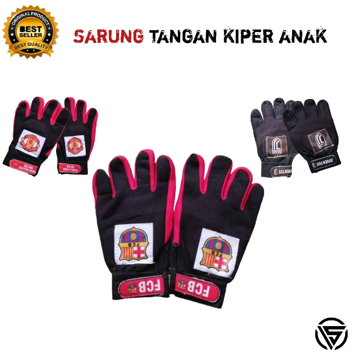 Sarung Tangan Kiper Anak / Sarung Tangan Bola Anak 6-12 Th Murah