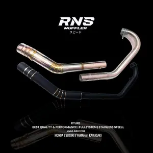 HEADER/LEHERAN KNALPOT RACING INLET 50MM UNTUK SEMUA MOTOR ALL BEBEK, ALL SPORT, VEGA, JUPITER, SUPRA, ASTREA, REVO, MX NEW, MX OLD, MX KING 150, VIXION NEW, DLL Motorcycle