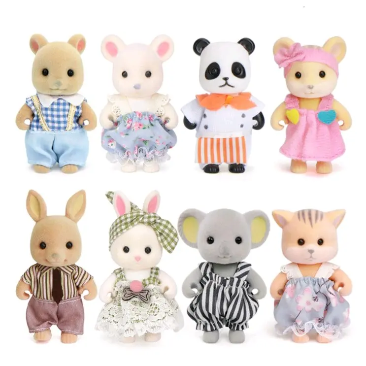 SNR Koala Diary Doll Boneka Sylvanian Rabbit Bear Squirrel Mouse Toys 0