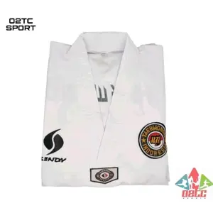 Dobok Sendy Standar DOBOK SENDY STANDAR BOR Putih Pemula Kerah