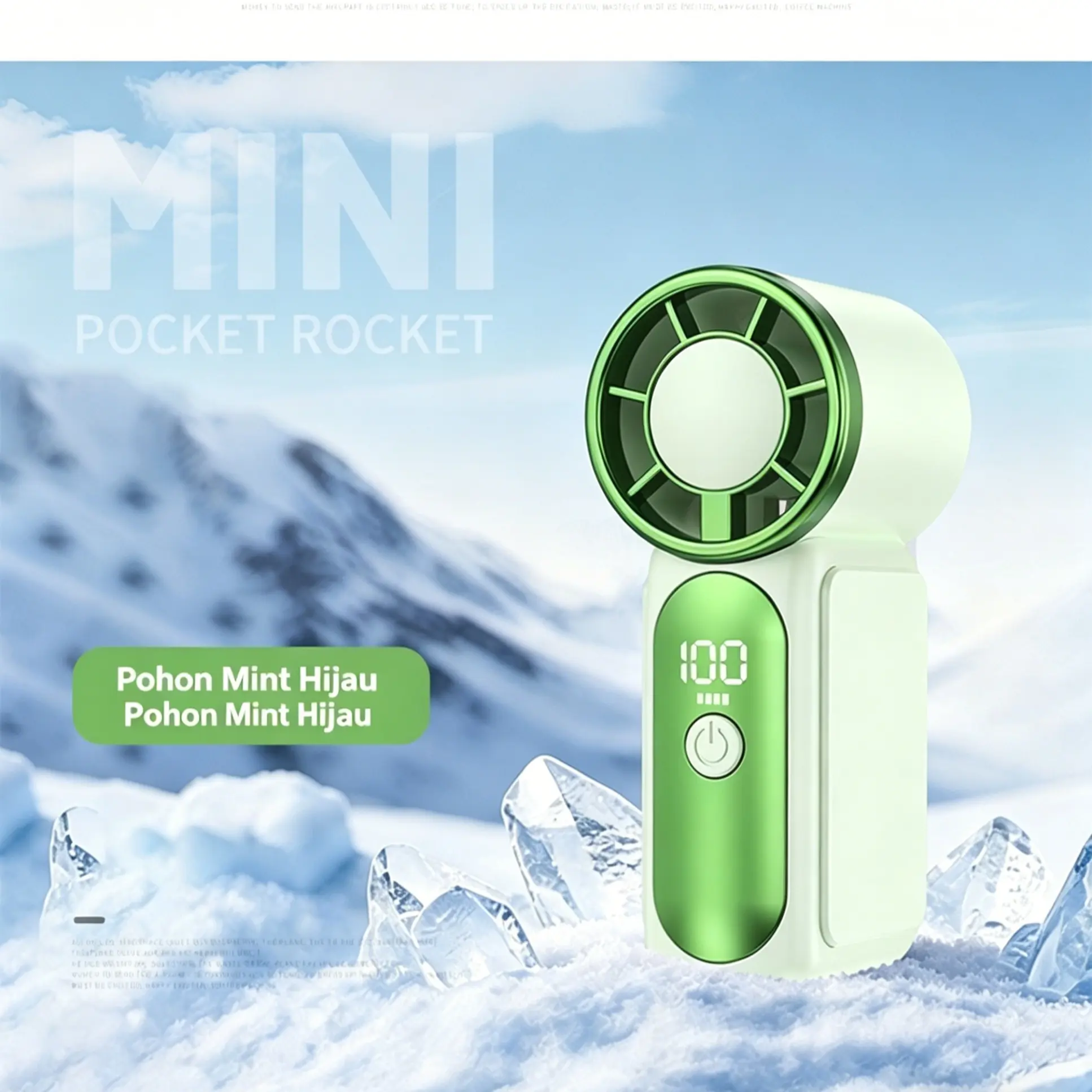 mini Pohon Mint Hijau