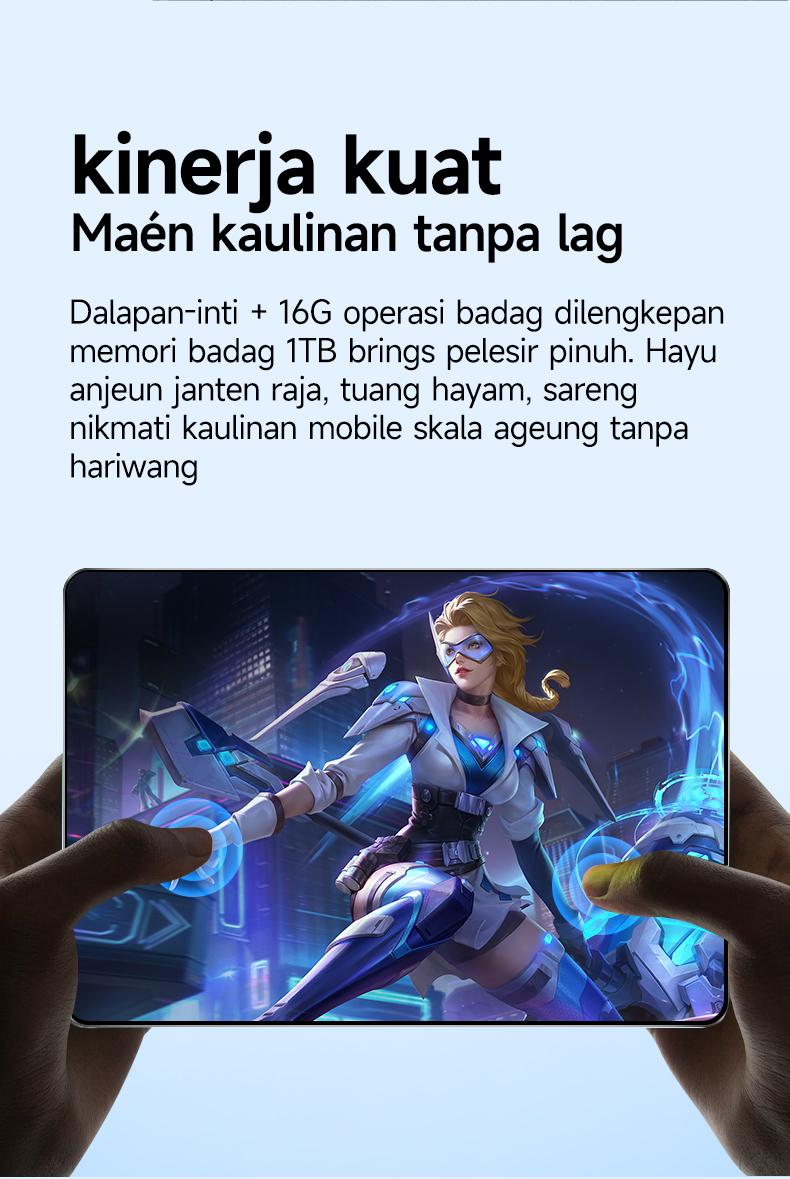 (COD)2025 Baru 5G matepad H13 Pro10.3" Tablet [16GB+1TBl|Pengalaman Pro Layaknya PC |120Hz OLED Real Color FullView Display | Ultra-tipi Wifi