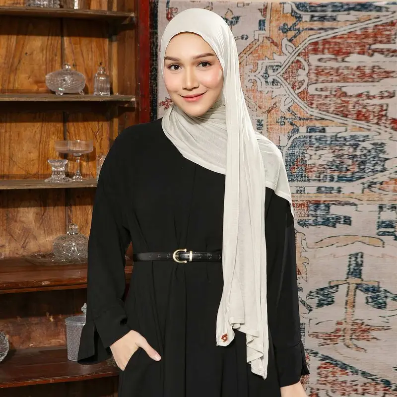 Lozy Hijab - Arabian Shawl Lozy x Lesti (Hijab Pashmina Viscose Rayon) Muslim Soft Kerudung Wanita 1