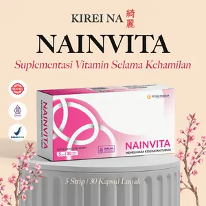 NAINVITA - SUPLEMENTASI VITAMIN SELAMA KEHAMILAN - MEMBANTU PROGRAM KEHAMILAN -SUPLEMEN IBU MENYUSUI 30 CAPSULE/BOX