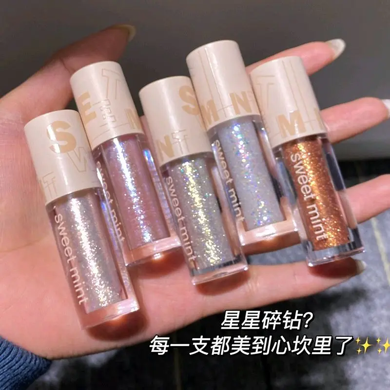 sweetmint starlight Glitter liquid eyeshadow shimmer eye makeup Waterproof
