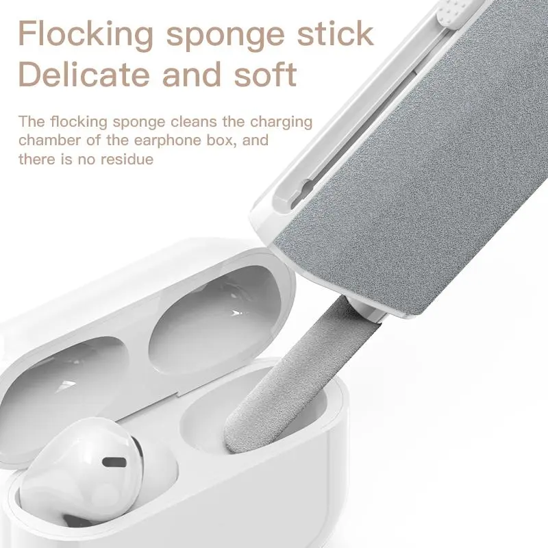 5 In 1 Multifunctional Cleaning Kit, Dust Cleaning Tool for Small Hole Slot, Dirt Cleaner Set Suitable for PC Smartphone Keyboard Earphone Tablet, Digital Cameras Cleaning Tools 4