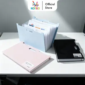 Map Akordeon A4 12 Slot – Folder Arsip Expanding File dengan Handle Cover Anti Air WJJ0512