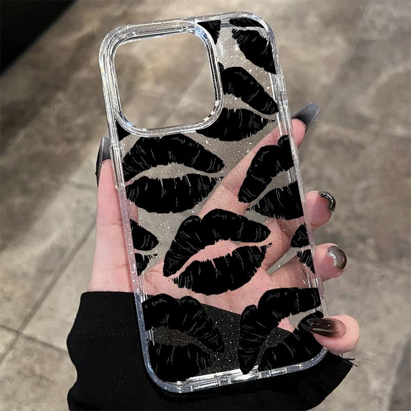Ốp Điện Thoại Trong Suốt, Thời Trang, Tương Thích Cho iPhone 13, 16, 12, 15, 14, 11 Pro, XS Max, X, XR, 8 Plus, 7, Ốp Mềm, Làm Bằng Silicon, Chống Sốc Điện Thoại Di Động, Ốp TPU, Bảo Vệ AV1008 AV2, Thích Hợp Cho Cặp Đôi 8