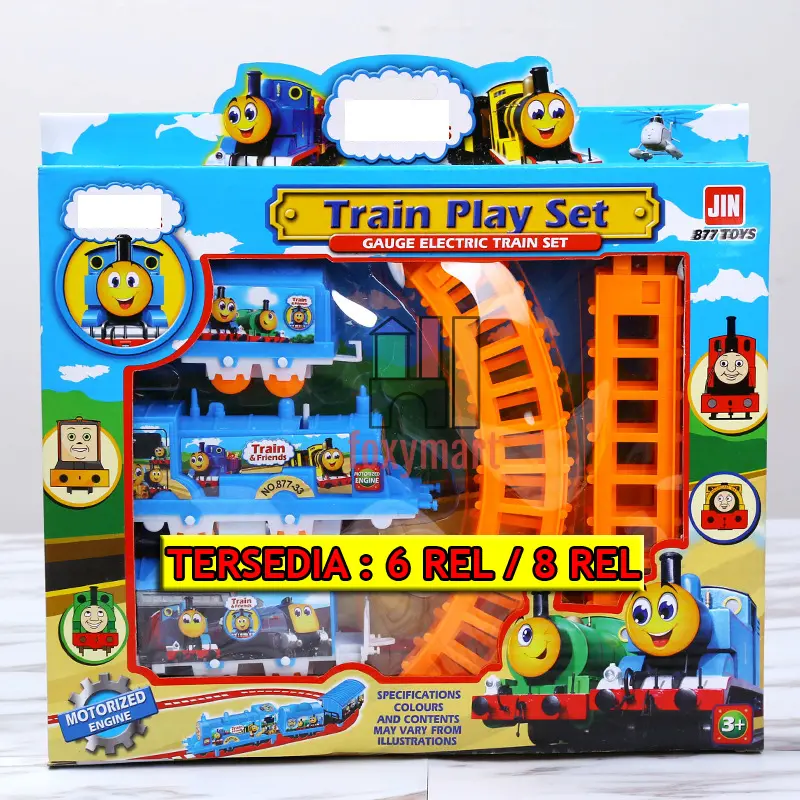 MAINAN ANAK REL KERETA API ELEKTRIK 877-33 TRAIN PLAY SET 0